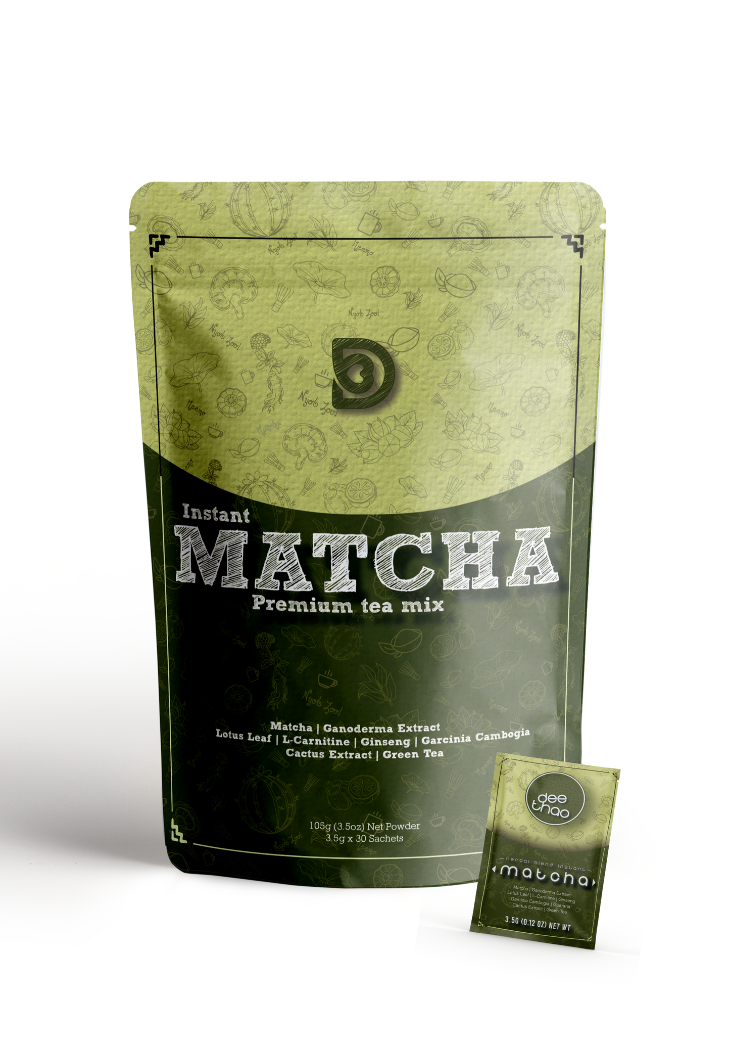 Instant Matcha - Herbal Blend - x30 Sachets